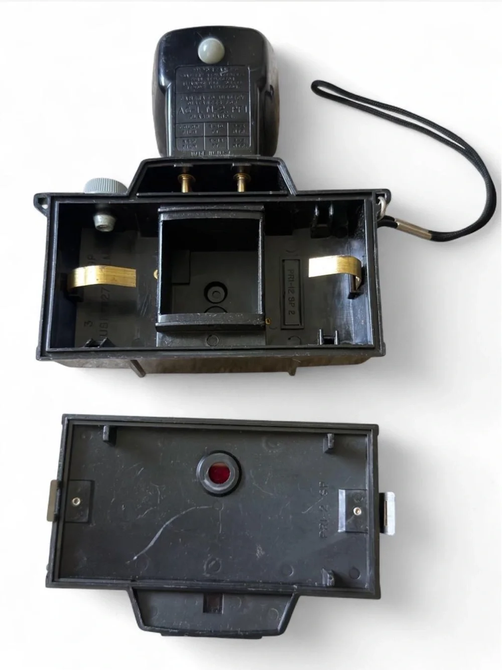 Imperial Delta 1960s Black 4x4 Camera with #127 Silver Flash Reflector